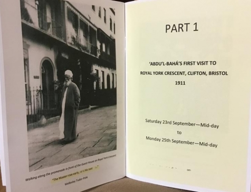 Interview with the Author of ‘Abdu’l-Bahá Two Visits to Bristol